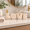 Brilliant LOVE 4-Piece Bathroom Accessory Set – Blush