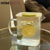 Brew & Sip: Transparent Glass Tea Cup with Integrated Infuser & Handle