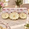 Brilliant 15-inch petal shape three-grid serving bowl gift set