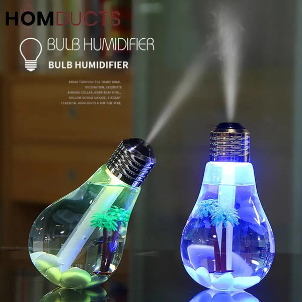 Bulb Humidifier With Colourfull Night Light