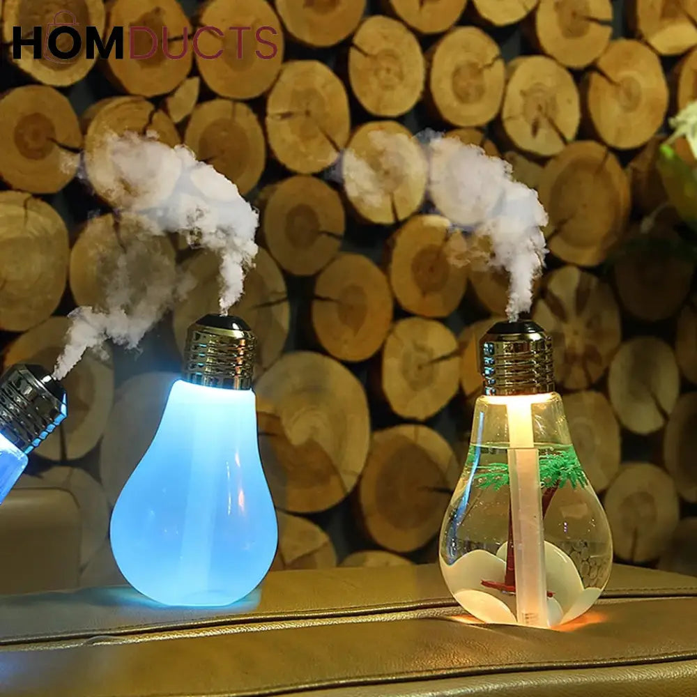 Bulb Humidifier With Colourfull Night Light