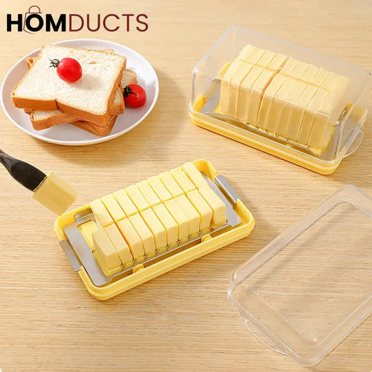 Butter And Cheese Cutter Box With Lid