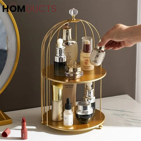 Cage Style Cosmetic Organizer