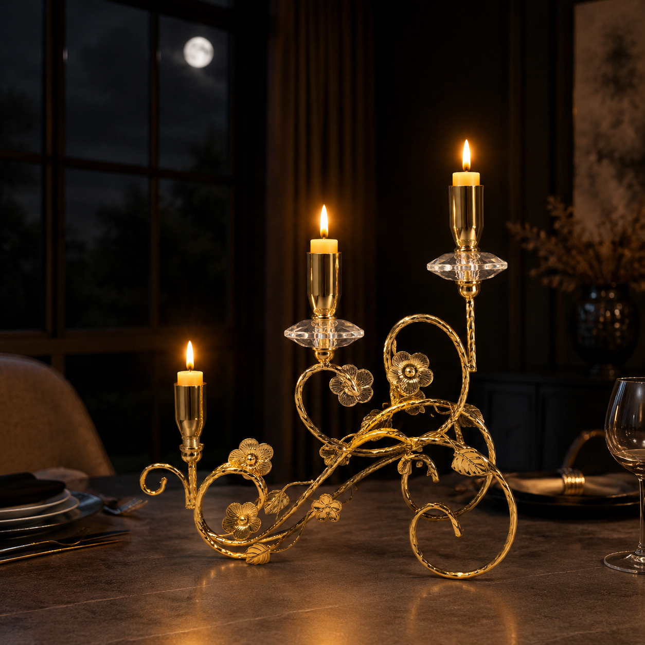 Luxury Decorative Candle Holder – Elegant Design 30-1