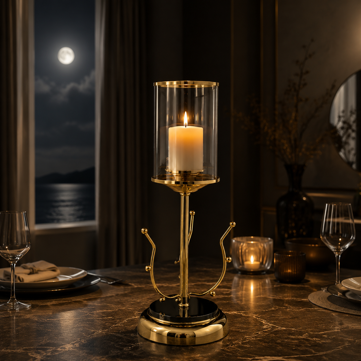 Luxury Decorative Candle Holder – Elegant 51-7