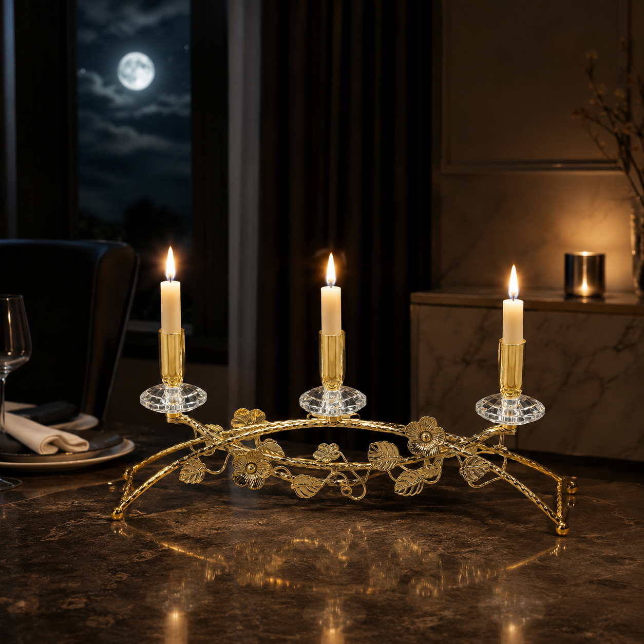 Luxury Decorative Candle Holder – Elegant Design 30-67