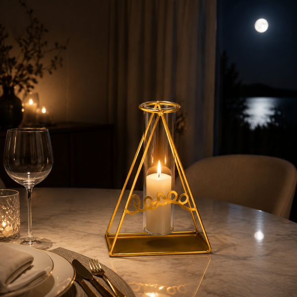 Luxury Decorative Candle Holder – Elegant Love Design C-14
