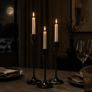 Luxury Decorative Candle Holder Set – 3-Piece Small Set 17