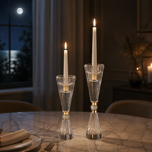 Luxury Decorative Candle Holder Set – 2-Piece Decorative Set 24939