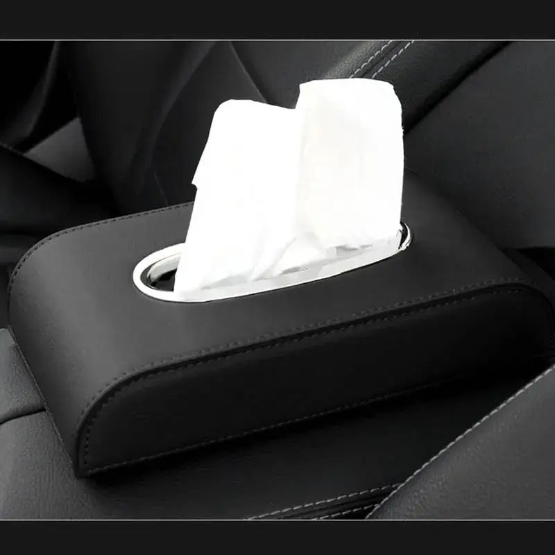 Car Leather Tissue Box