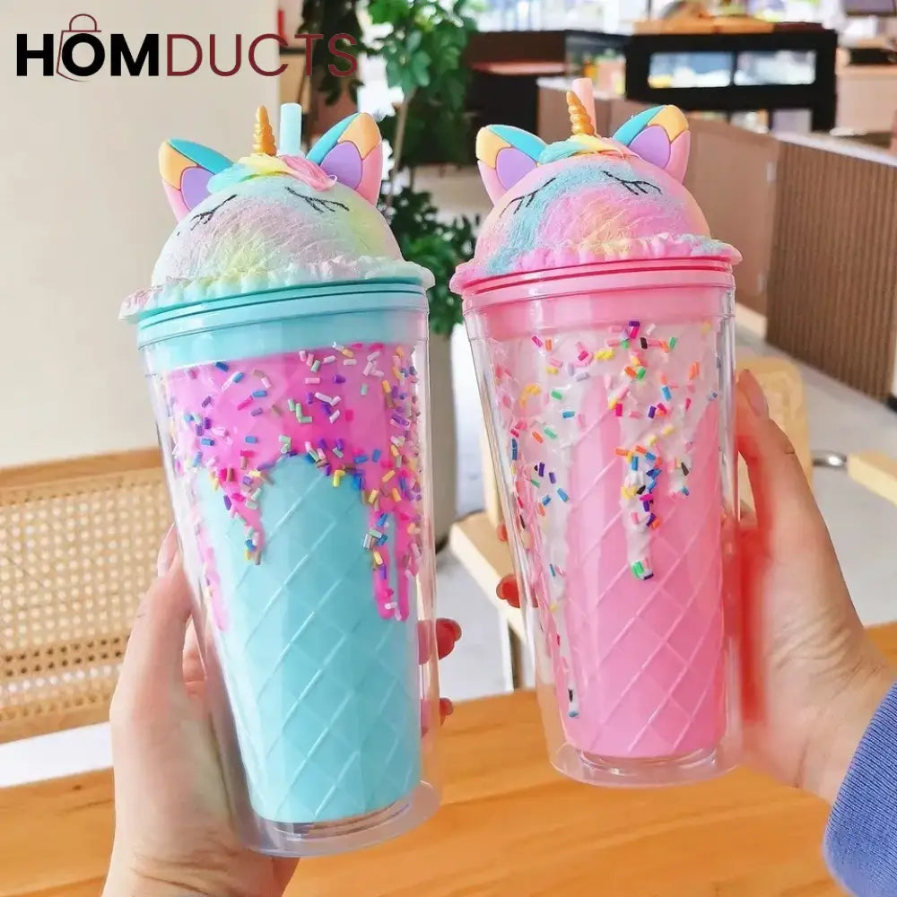 Cartoon Unicorn Ice Cup