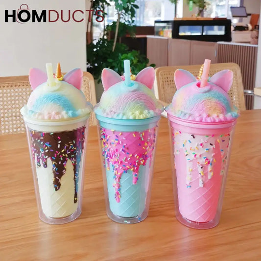 Cartoon Unicorn Ice Cup