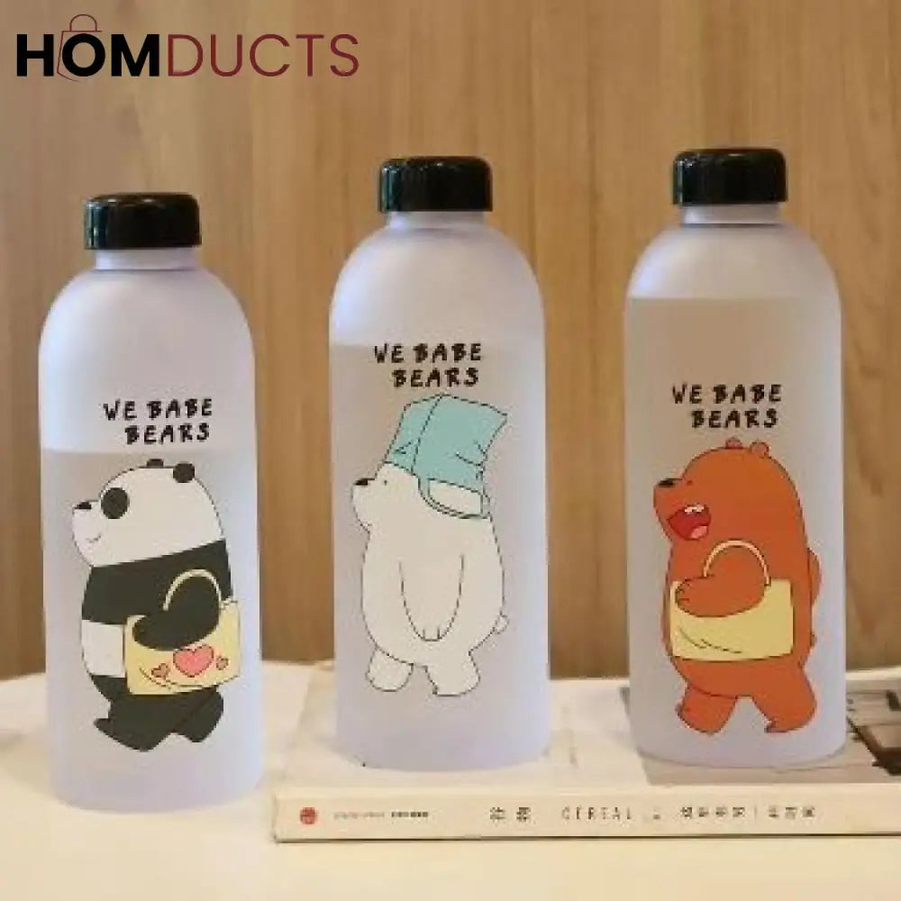 Character Frosted Water Bottle 500Ml