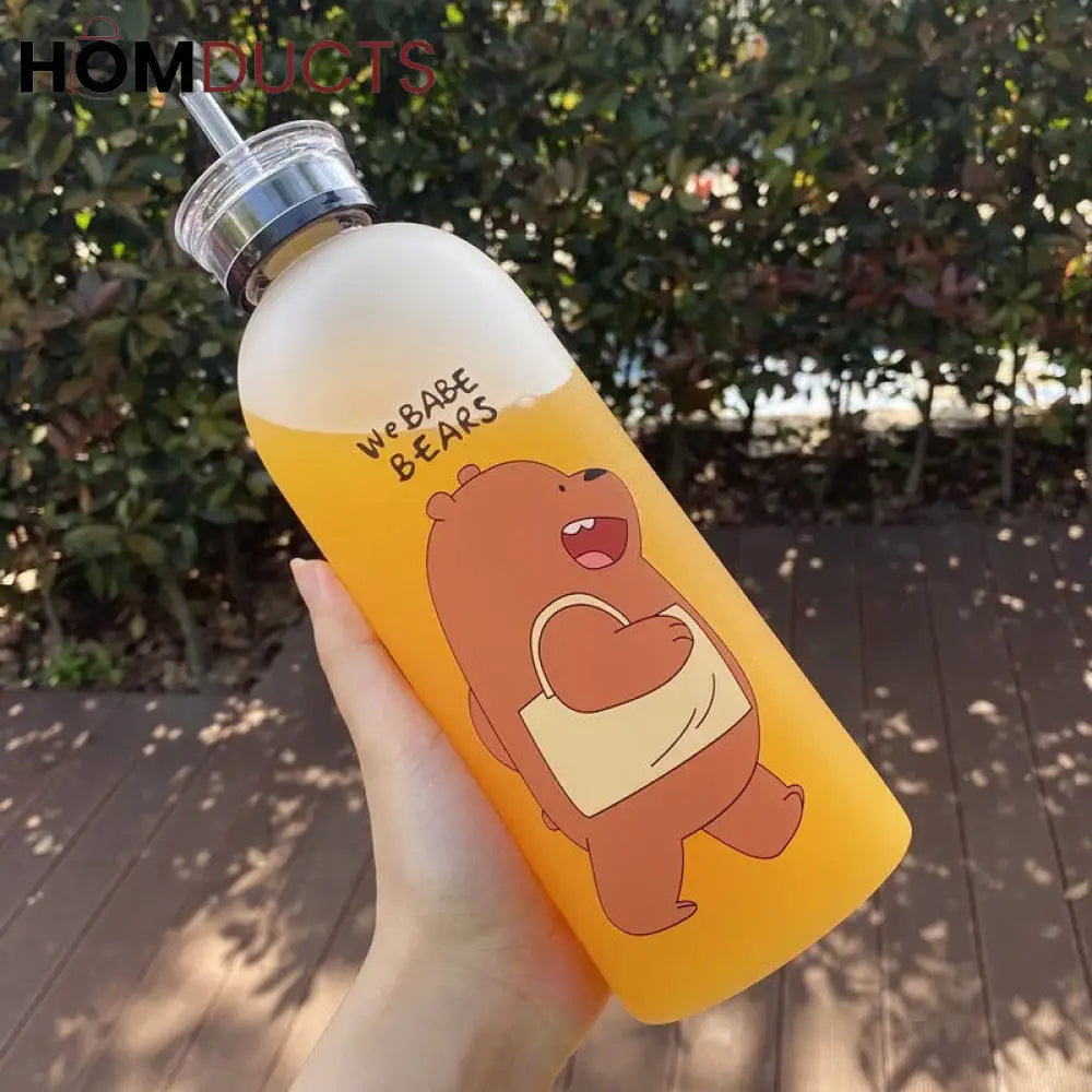 Character Frosted Water Bottle 500Ml