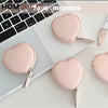 Chérie Heart PU Leather Measuring Tape – Blush Pink Retractable 1pc