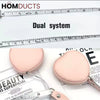 Chérie Heart PU Leather Measuring Tape – Blush Pink Retractable 1pc