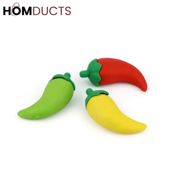 Chili Style 3Pcs Eraser Set