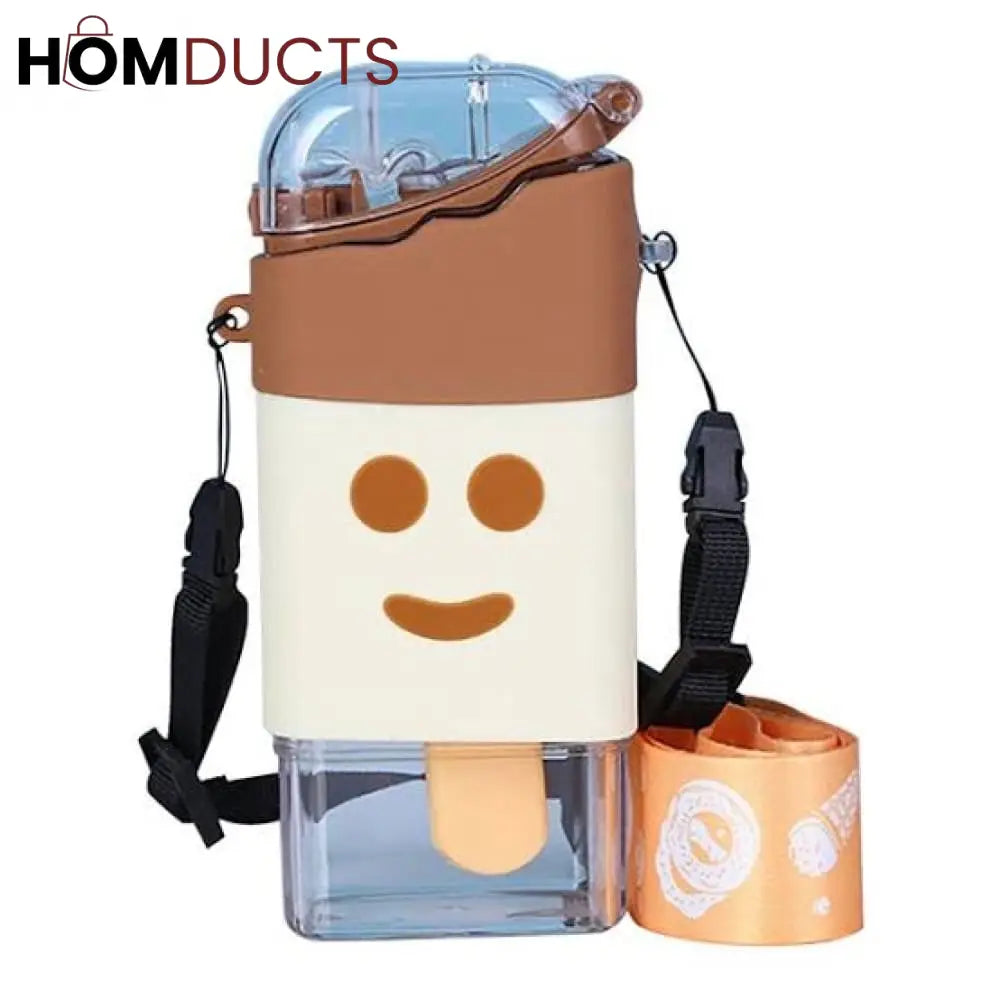 CHOCO SPRINKLE DELIGHT Ice Cream Style Insulated Water Bottle