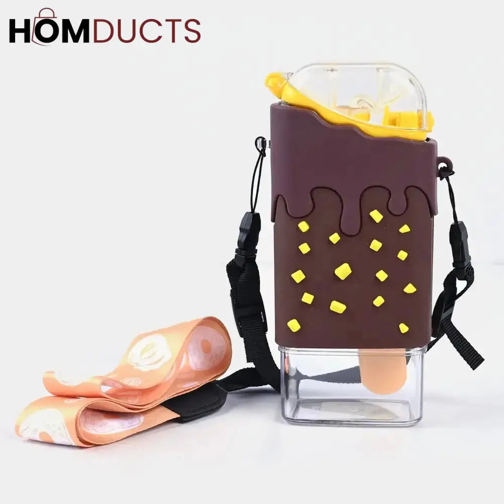 CHOCO SPRINKLE DELIGHT Ice Cream Style Insulated Water Bottle