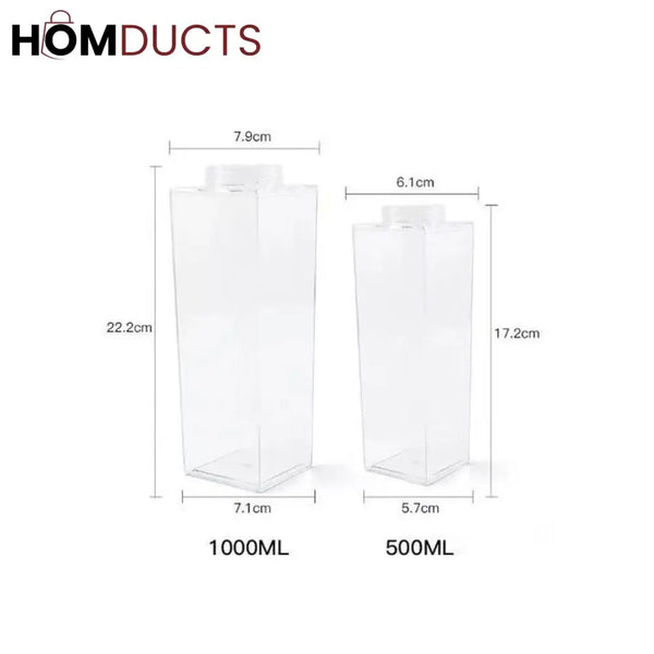 Clear Acrylic Bottle 1000Ml