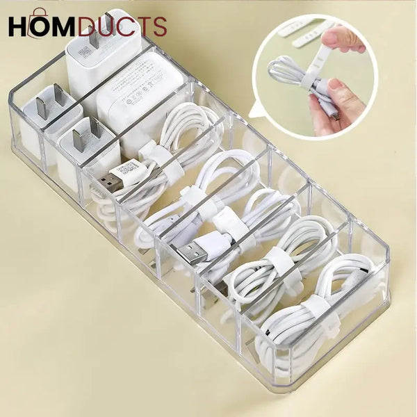 Clear Acrylic Makeup Organizer – 8 Compartment Cosmetic Storage Holder for Compacts Lipsticks & Skincare Bottles