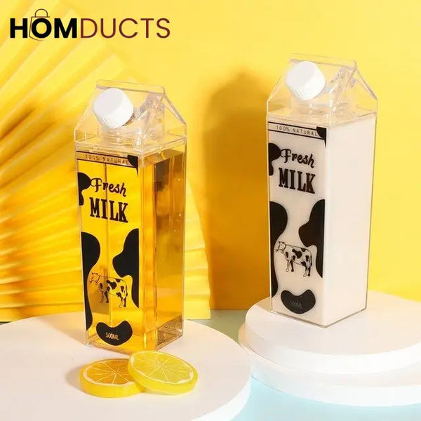 Clear Acrylic Milk Bottle 1000Ml