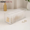 Clear Jewelry Organizer Box with 20 pvc Resealable Zip Bags – Compact Storage Case for Rings Earrings Necklaces & Small