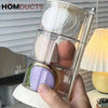 Clear Makeup Brush And Sponge Storage Box