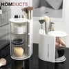 Clear Makeup Brush And Sponge Storage Box