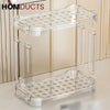 Clear Multi-Layer Cosmetic Organizer: Stylish Storage for Skin Care & Makeup