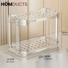 Clear Multi-Layer Cosmetic Organizer: Stylish Storage for Skin Care & Makeup