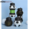 Clip-On Collapsible Basketball Water Bottle - BPA-Free Silicone, 18 Oz