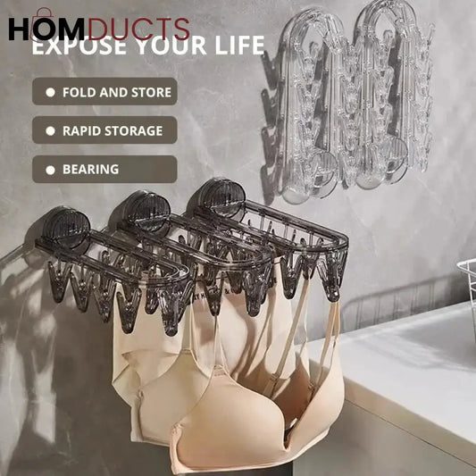 Suction Cup Drying Folding Rack