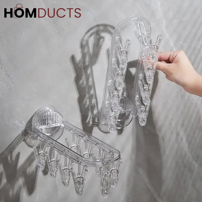 Suction Cup Drying Folding Rack
