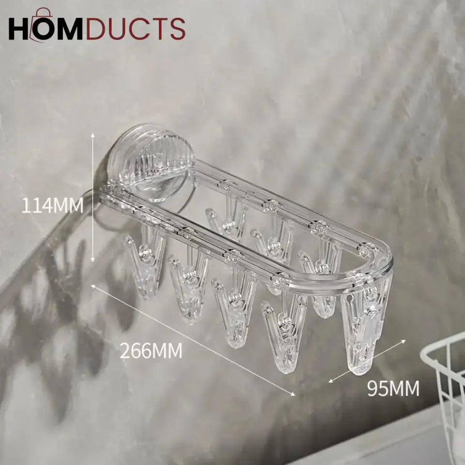 Suction Cup Drying Folding Rack