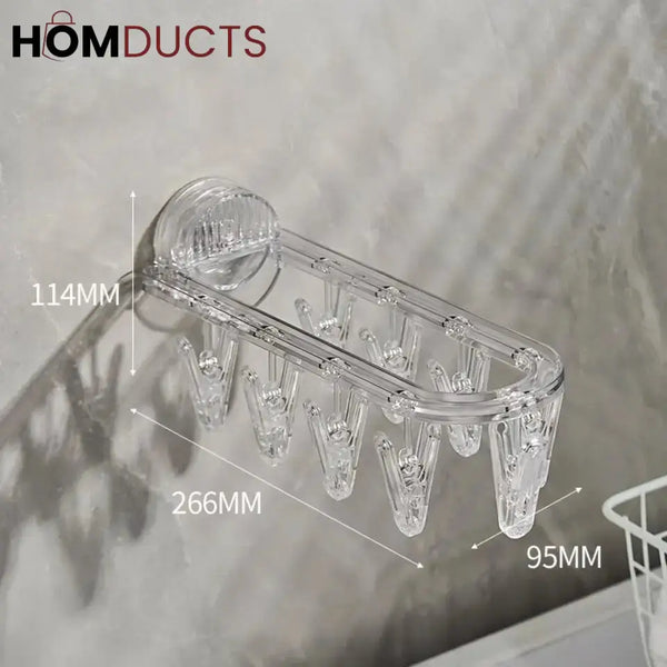 Suction Cup Drying Folding Rack