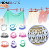 Clothes Drying Rope With 12 Clips