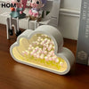 Cloud-Shaped Tulip Night Light – LED Flower Lamp for Bedroom & Home Decor