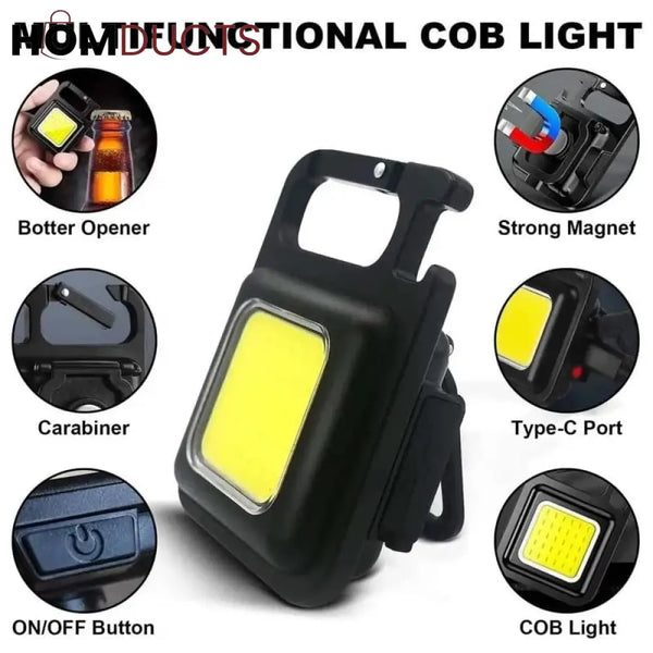 Cob Keychain Light