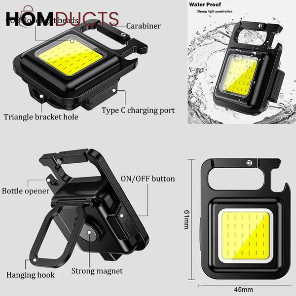 Cob Keychain Light
