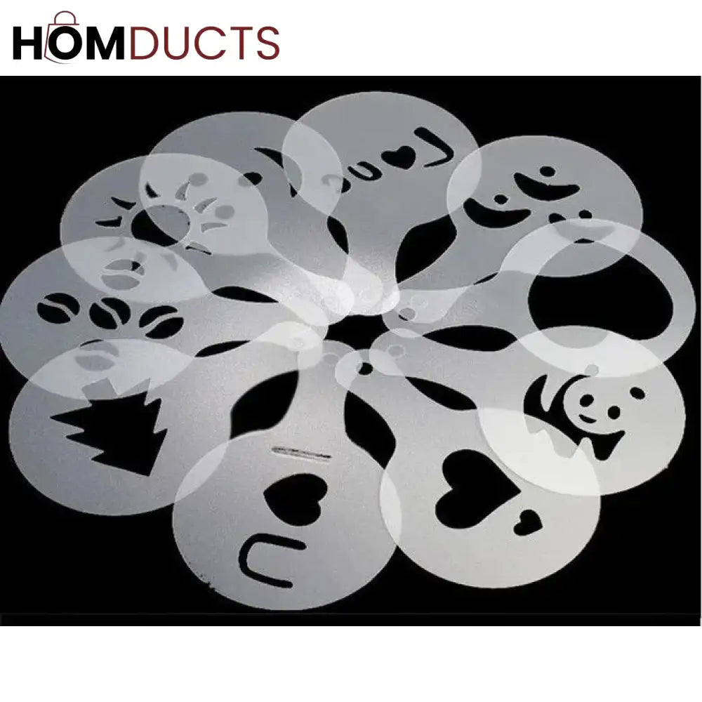 Coffee Art Stencils (16Pcs)