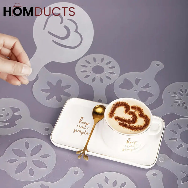 Coffee Art Stencils (16Pcs)