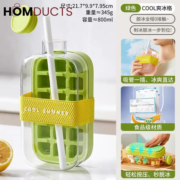 Colorful Fruit Infuser Water Bottles with Reusable Straws – Leakproof & Portable Hydration for Summer Refreshment