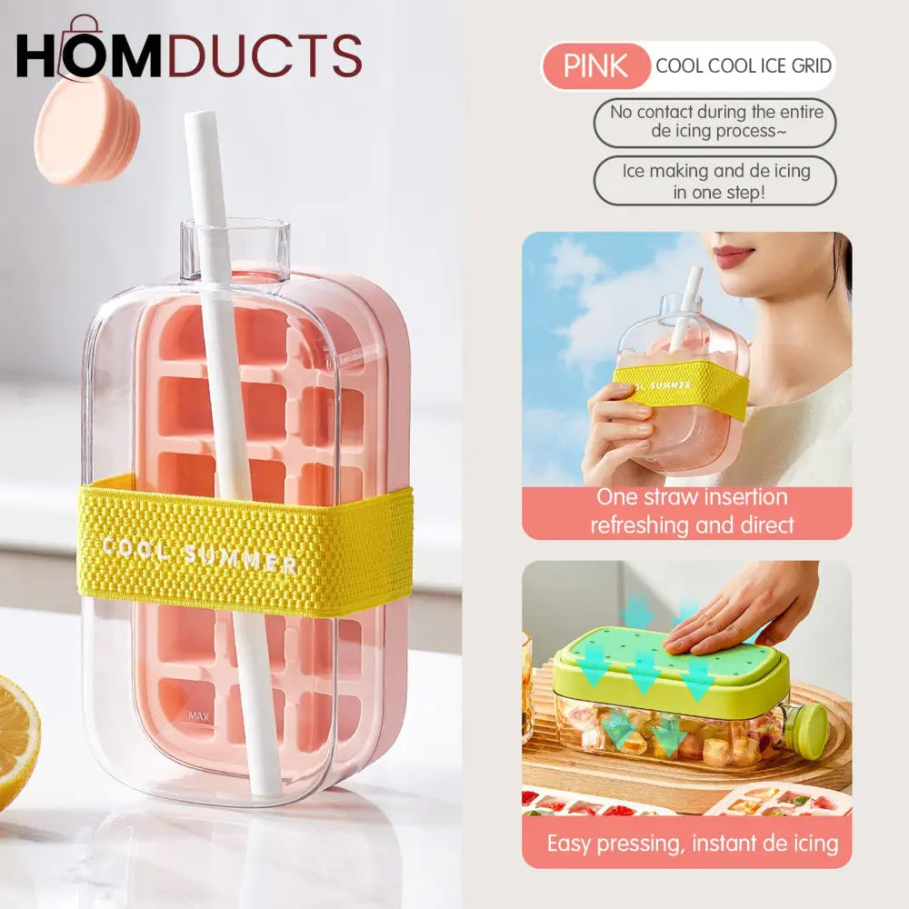 Colorful Fruit Infuser Water Bottles with Reusable Straws – Leakproof & Portable Hydration for Summer Refreshment