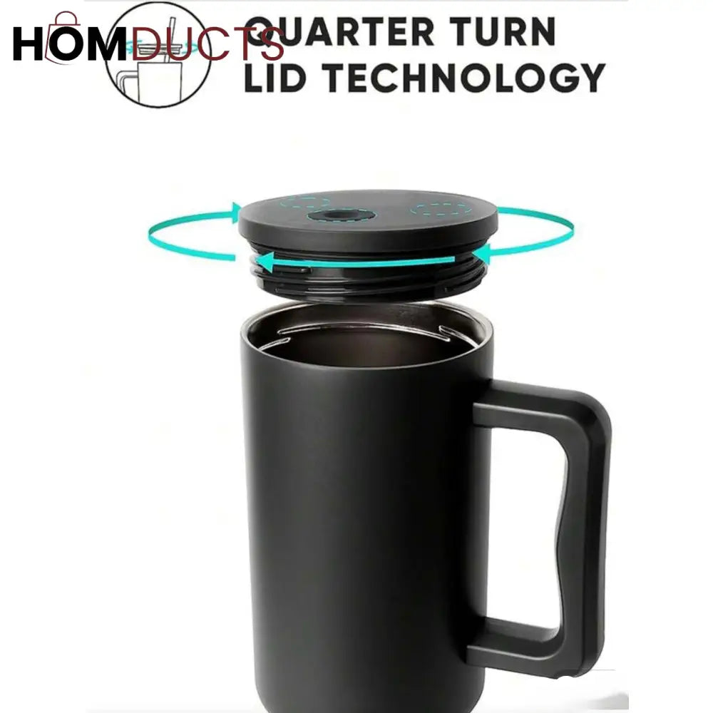 ColorPop™ Handle Tumbler – 40oz Insulated Mug with Straw