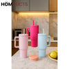 ColorPop™ Handle Tumbler – 40oz Insulated Mug with Straw