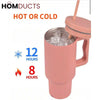 ColorPop™ Handle Tumbler – 40oz Insulated Mug with Straw