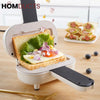 Compact Electric Sandwich Maker – Non-Stick Breakfast Toaster with Quick Heat & Easy Clean-Up