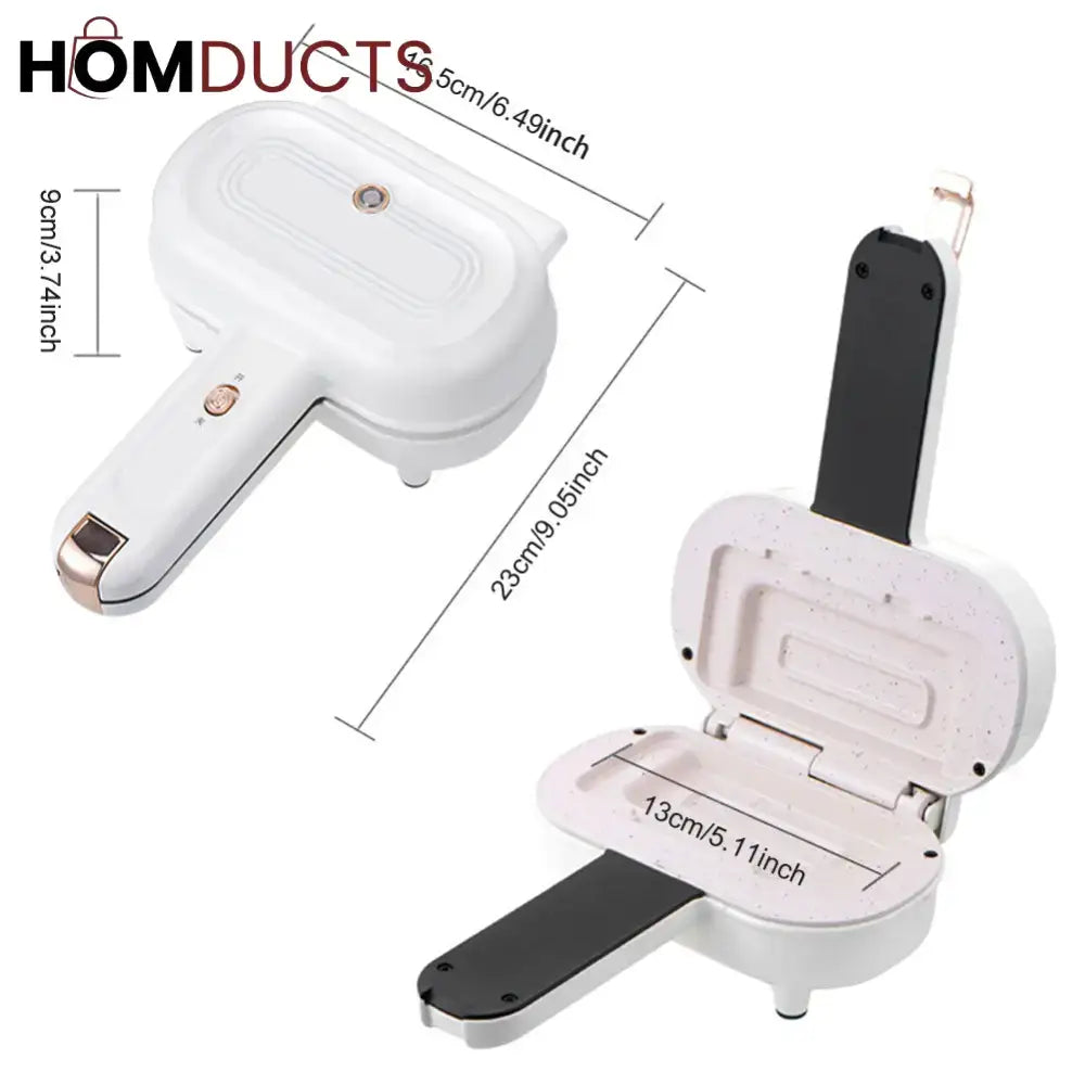 Compact Electric Sandwich Maker – Non-Stick Breakfast Toaster with Quick Heat & Easy Clean-Up