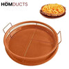 Copper Crisper Tray - Achieve Perfectly Crisped Food in Your Oven Round
